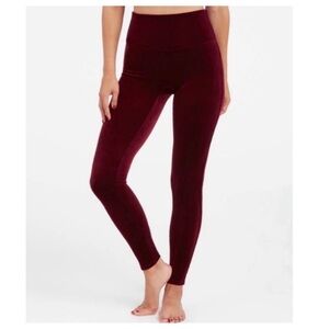 SPANX Burgundy Leggings